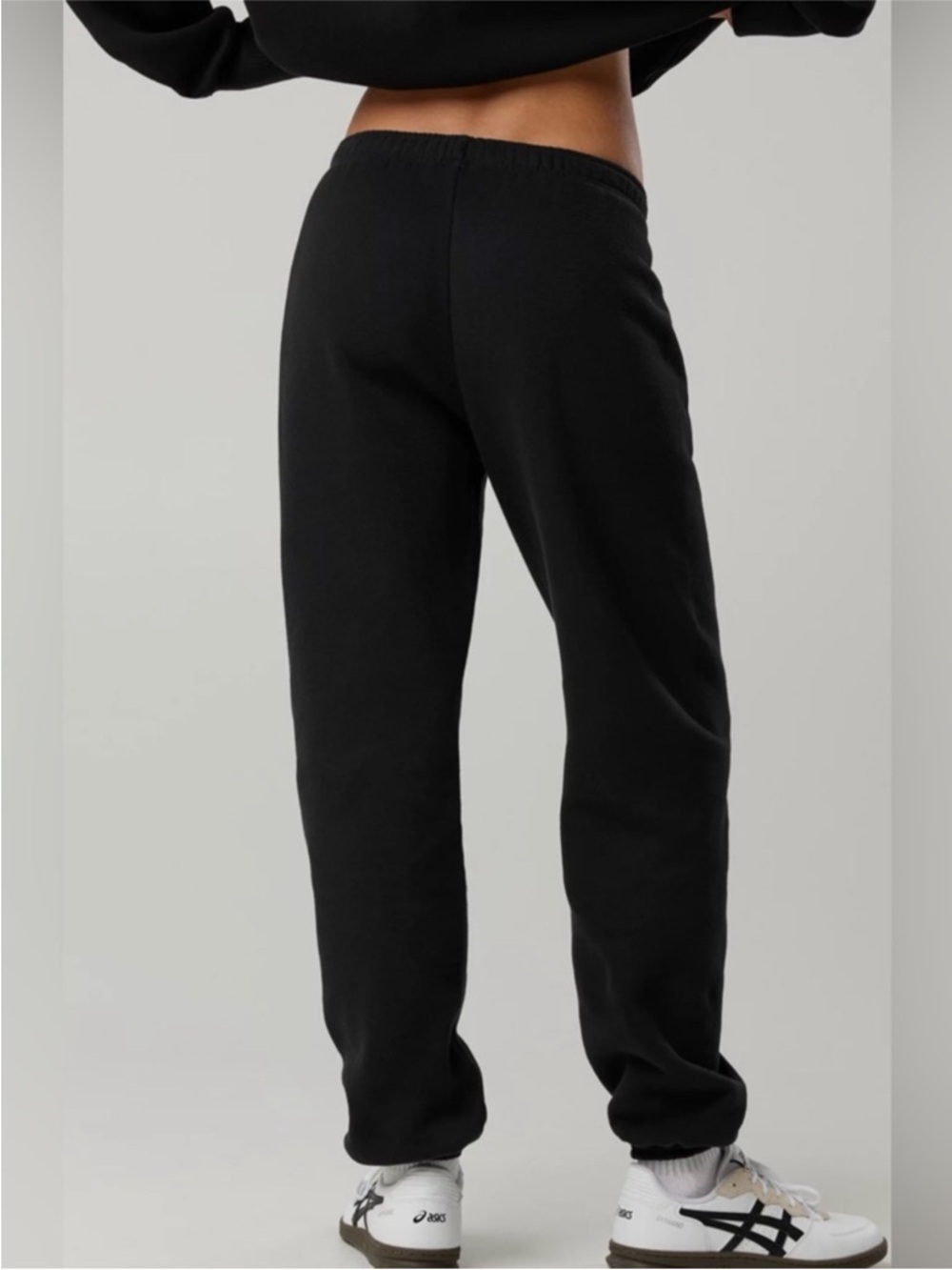 aerie Offline Black Drawstring Sweatpants - Picture 2 of 4